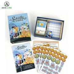 Castle Combo Board Game 2-5 Players English Version Strategy Game for Party/Fami