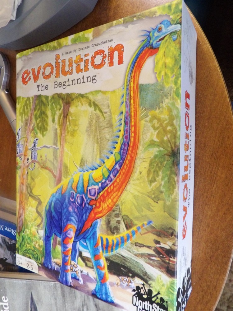 Evolution: The Beginning Dinosaur Animals Family Board Game Complete