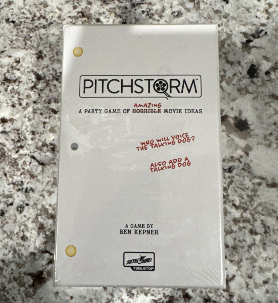 Skybound Pitchstorm Card Game of Pitching Horrible Movie Ideas to The Worst NEW