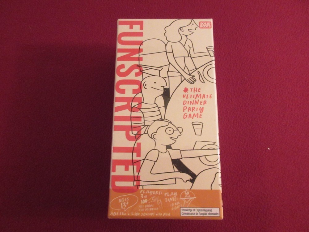 Spin Master Games SolidRoots Funscripted The Hilarious Dinner Party Game