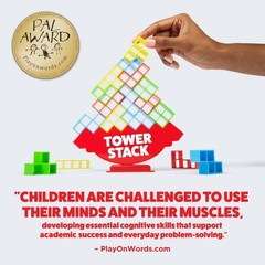 Tower Stack Game: Classic Creative Thinking Play for 2+ Players