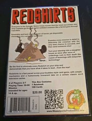 New Redshirts Card Game by Weaselpants Science Fiction Games 1st Print