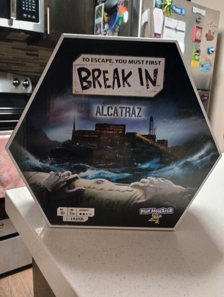 Break In Alcatraz Board Game Family Game Escape Room Game New