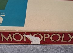 VINTAGE 1961 MONOPOLY GAME PARKER BROTHERS USA REAL ESTATE TRADING COMPLETE