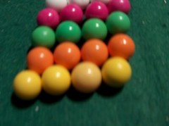 24 Aggravation Color Replacement PLASTIC marbles Pink White Green blue 6 Dice AG
