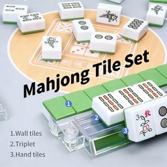 HBLEDOT Mahjong Racks with Pushers, Convenient Rotating OnePiece Mahjong Push…