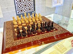 Own the Only One – Luxury Walnut Wood Backgammon Chess Board Handmade 24 In