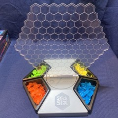 Stick Six Board Game – Simple Family Strategy 3D – Complete – Clean – Free Ship
