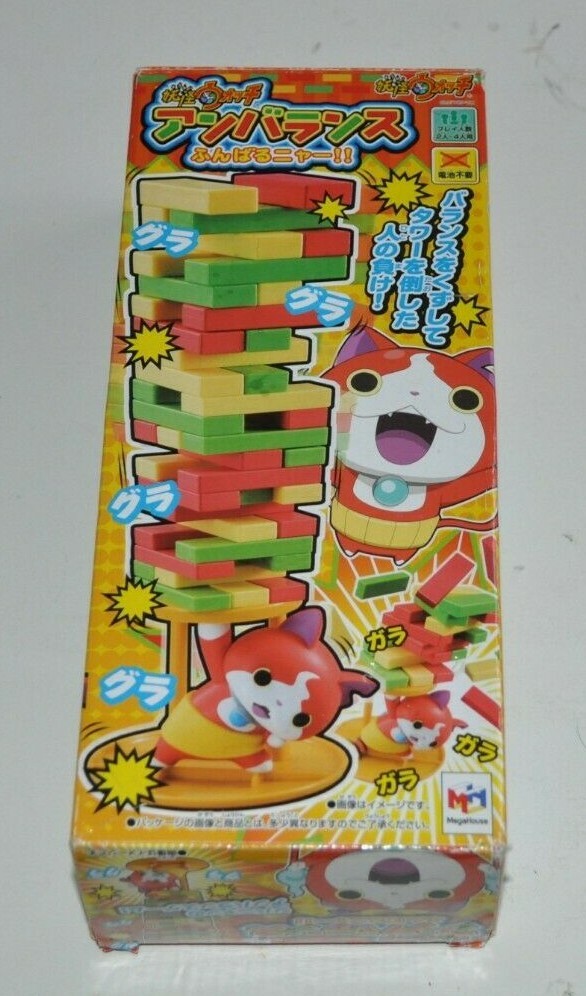 YOKAI WATCH MegaHouse Tower Jenga Game Japan