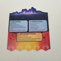 Tiles for Standard Game of Under Falling Skies Board Game Czech Games Edition