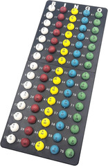 Yuanhe 3/5 Inch Bingo Balls for Standard Cages and Bingo Boards, Easy Read, 75 C