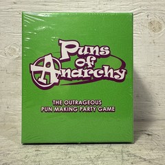 Puns Of Anarchy Party Game Outrageous Pun-Making 3-5 Players New Factory Sealed