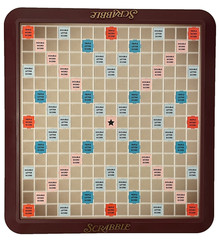 Scrabble Deluxe Edition Turntable Rotating Game Milton Bradley 1989 Complete