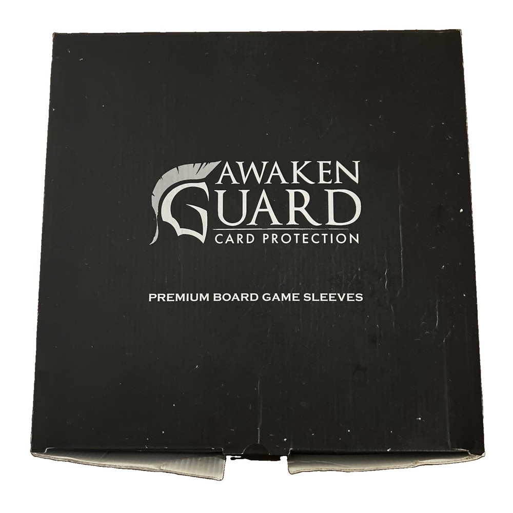 Awaken Guard Premium Board Game Sleeves 12 Standard 5 Oversized 5 Small Open Box