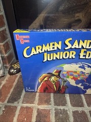 vtg 1998 University Games Carmen Sandiego USA Junior Edition Game New Sealed