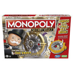 MONOPOLY Secret Vault Board Game 100% Complete NEW IN BOX