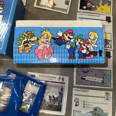 Vintage 1995 Mario Quiz Cards Atlas Editions Factory Sealed Cards Manual Box Ad