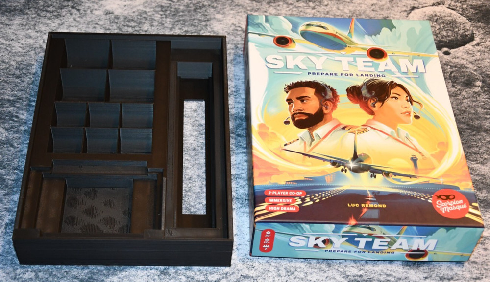 Sky Team – Board Game Box Insert Only (* No Game INcluded)