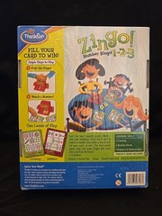 New And Sealed ThinkFun Zingo 1-2-3 Number Bingo Game for Age 4