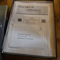 They Met At Gettysburg – 1st Edition Spearhead Games – UNPUNCHED (1996) Box Wear