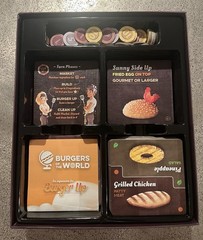 Burger Up Game (w/ Burgers of the World Expansion) (out-of-print and complete)