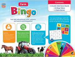 Kids Games – Farm Bingo Game