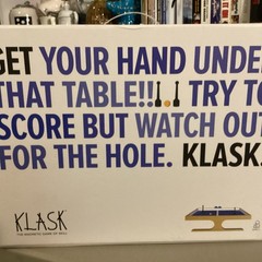 KLASK Board Game An Epic Magnetic Battle 2-player Kids Adults Denmark Complete