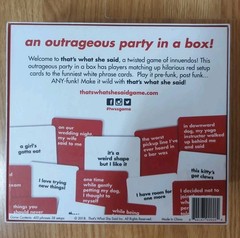 That’s What She Said The Party Game of Twisted Innuendos