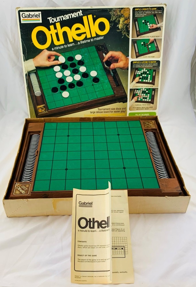 1977 Tournament Othello Game by Gabriel Complete in Great Condition FREE SHIP
