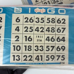 Vintage Arrow International Bingo Paper Cards Lot NOS Wrapped 1986