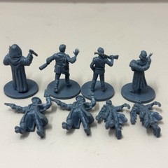 11x Mansions of Madness Lloigor Star Vampire Monsters Skeleton Board Game Minis