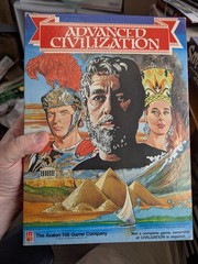 ADVANCED CIVILIZATION and CIVILIZATION (2 in 1 Box) Avalon Hill Board Games 1991