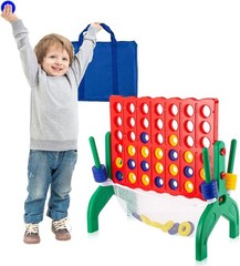 1.9 Feet Giant 4-In-A-Row Game Set for Kids & Adults Outdoor Indoor Yard Fami…