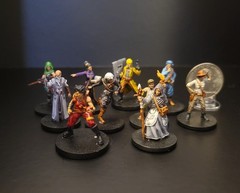 Sub Terra II Board Game + Custom Made Wooden Insert + Custom Painted Miniatures