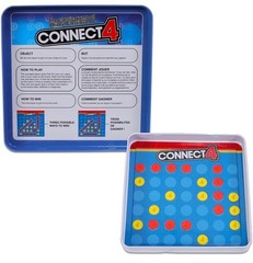 Magnetic travel games, including Sorry!, Connect 4, Trouble, Guess Who
