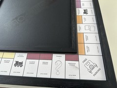 Monopoly | Pottery Barn Luxury Edition | Low-Profile Wooden Black Version