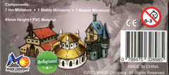 12 Realms Building Pack – Inn Stable Bazaar Miniature – Mage Company – Sealed