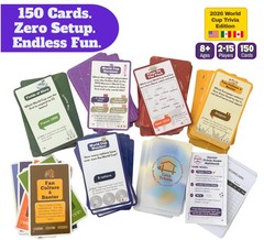 2026 World Cup Soccer Trivia Game, Nations & Icons – 150 Quiz Questions, 5 Fu…