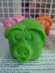 Vintage Pig Pong Milton Bradley 1986 Game Table Tennis COMPLETE