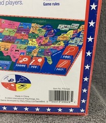 Trivia Board Game Great States US Geography Landmarks And Capitals 2010 Sealed
