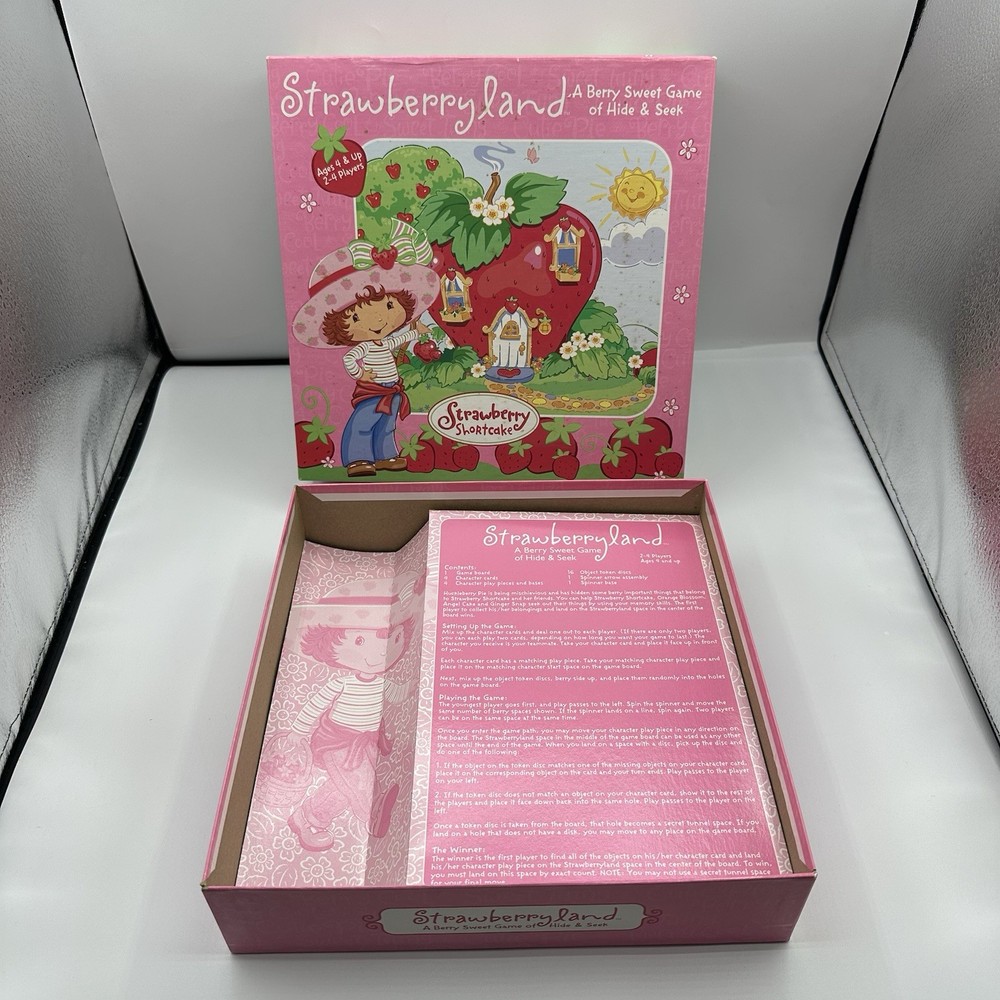 Strawberryland Box & Instructions ONLY REPLACEMENT Strawberry Shortcake