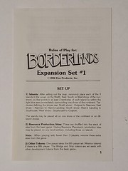 Borderlands Vintage RPG Board Game Of The Barbaric Future W 1 & 2 Expansion EON