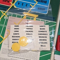 Mattel Talking Football Game – 1971 – Hear It Happen – COMPLETE- WORKING