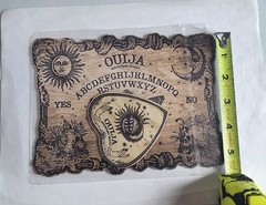 Vintage Style Wooden Ouija Board w/Planchette 7″ SMALL Spirit Board Halloween