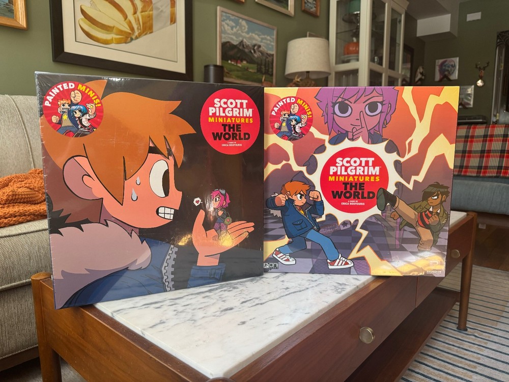 SET Renegade Game Studios Scott Pilgrim Miniatures Board Game Painted Minis