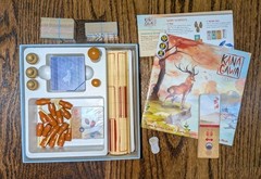 KanaGawa Japanese Board Game w/ Yokai Expansion Compete In Great Shape Artist