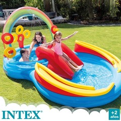 Intex 57453EP 9.75×6.3 Inflatable Pool Slide