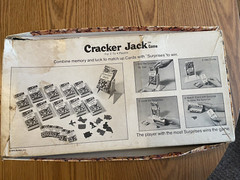 Vintage 1976 Milton Bradley Cracker Jack Toy Surprise Board Game