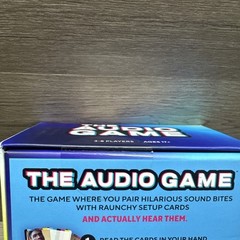 The Audio Game by Wilder Toys NEW Audio App Game 2 to 8 players New In Box