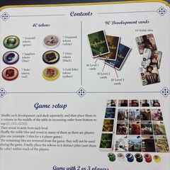 Splendor Board Game Marc Andre Pascal Quidault Space Cowboys Asmodee Complete